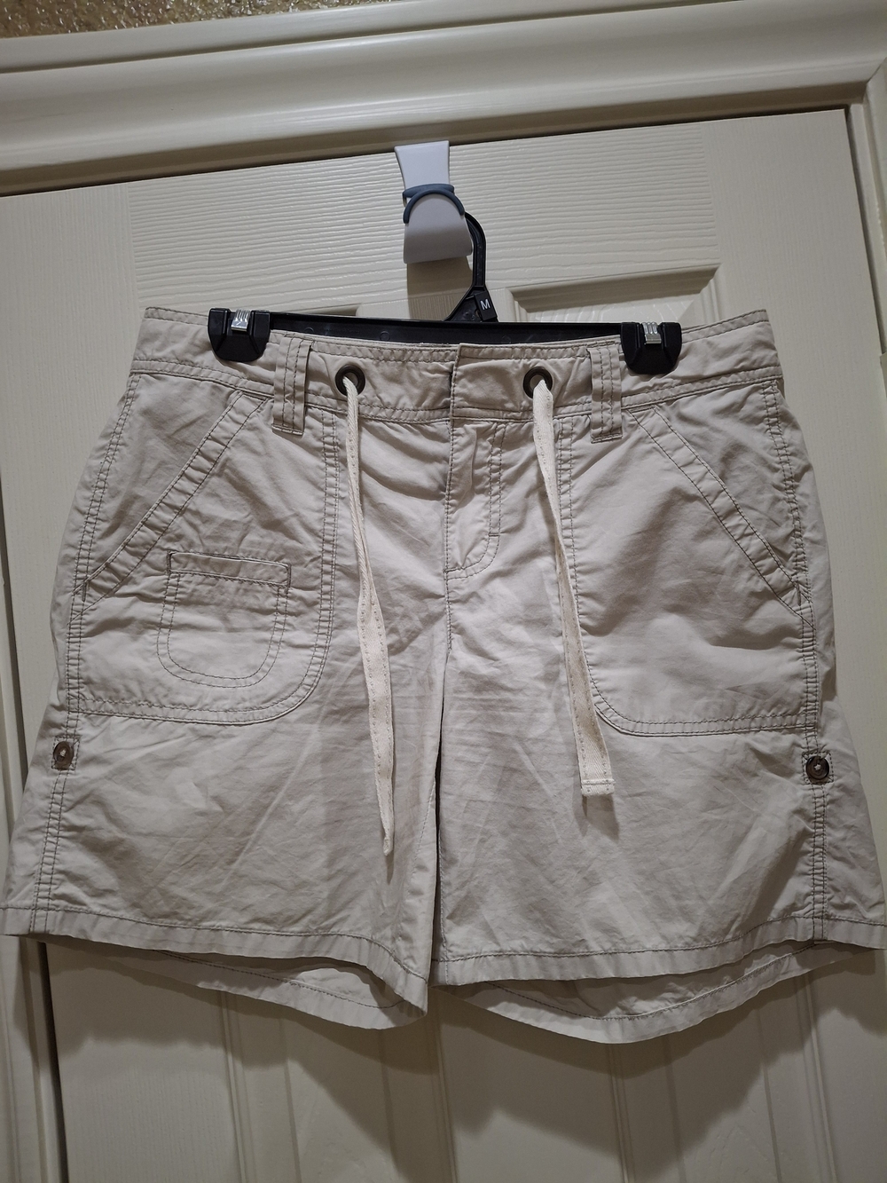 EUC Tommy Hilfiger Cream Drawstring Shorts
